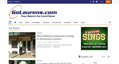 Desktop Screenshot of golaurens.com