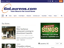 Tablet Screenshot of golaurens.com